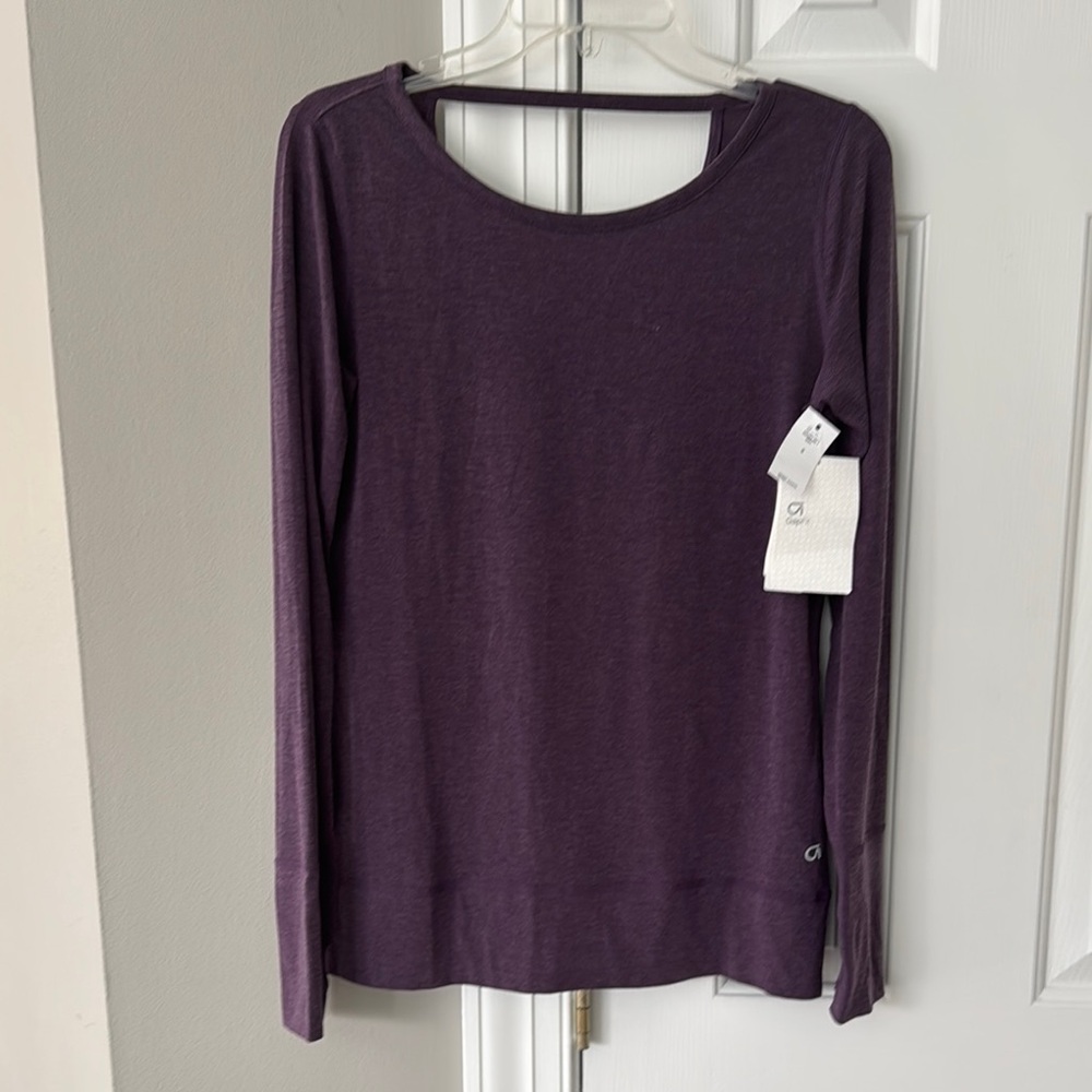 Women's Gap Athletic Purple Long Sleeve Top New Size S